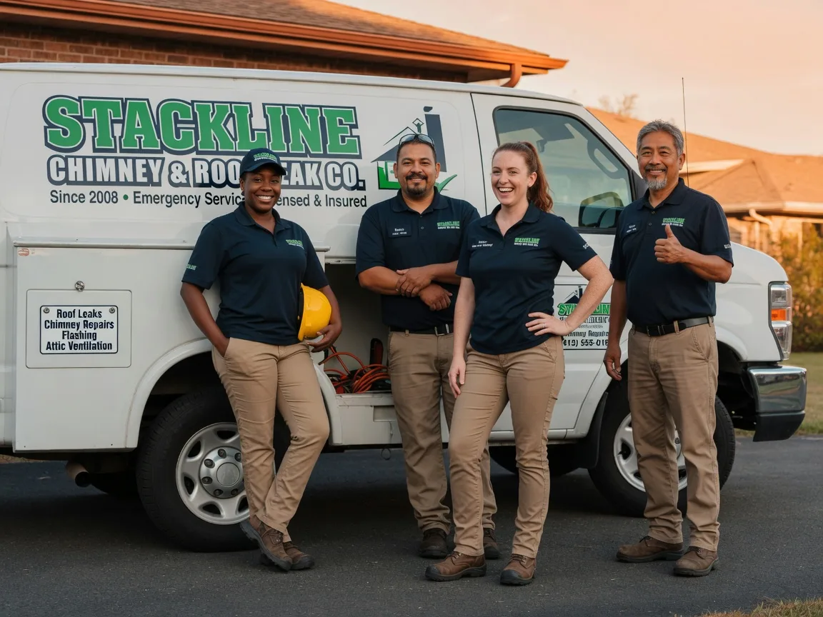 Chimney flashing repair company in Oklahoma